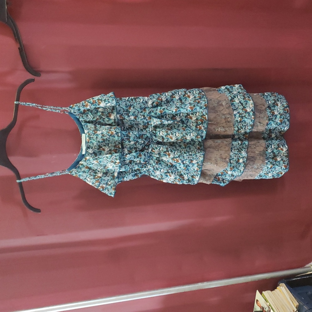 Maurices strap Ruffled dress Small